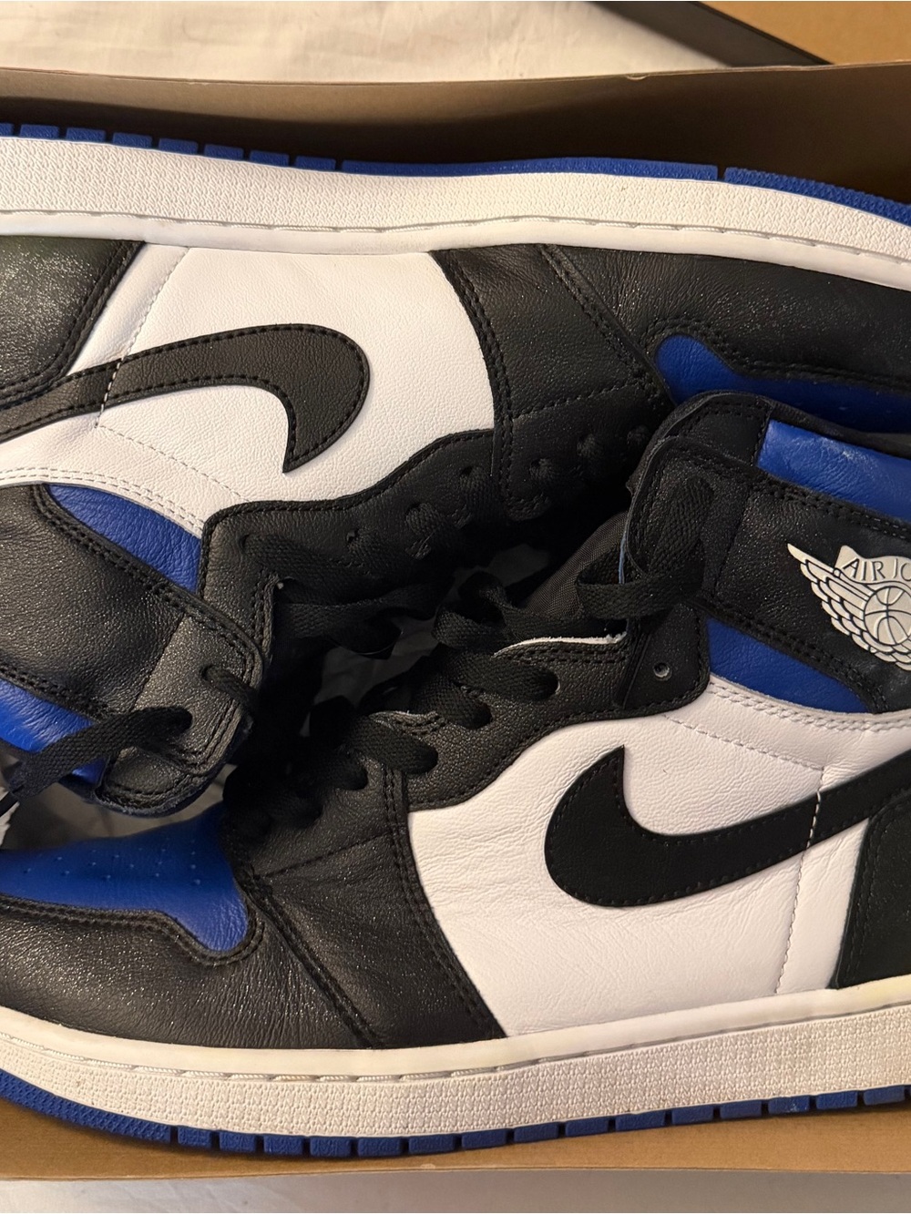Air Jordan 1 High OG Royal Toe Sneakers